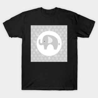 Gray Mod Elephant T-Shirt